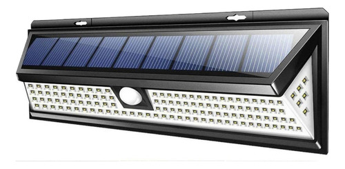 Lámpara Solar 118 Led Pir Sensor De Movimiento Luz Jardín