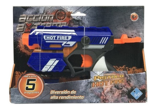 El Duende Azul Pistola Hot Fire Dispara 14 Mts Mt3 6485 Ttm