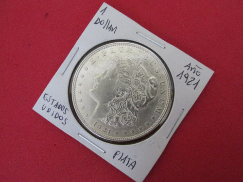 Moneda 1 Dollar Morgan Estados Unidos De Plata Año 1921