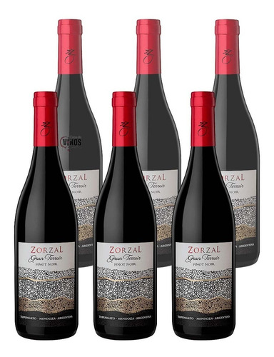 Vino Zorzal Gran Terroir Pinot Noir Caja X6 Unidades 