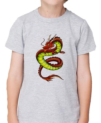 Remera De Niño Dragon Chino Completo Cultura M1