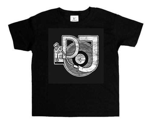 Remera Negra Dj Art#13