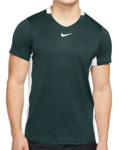 Polo Verde Para Hombre Nike Court Dri-fit Advantage Talla M 