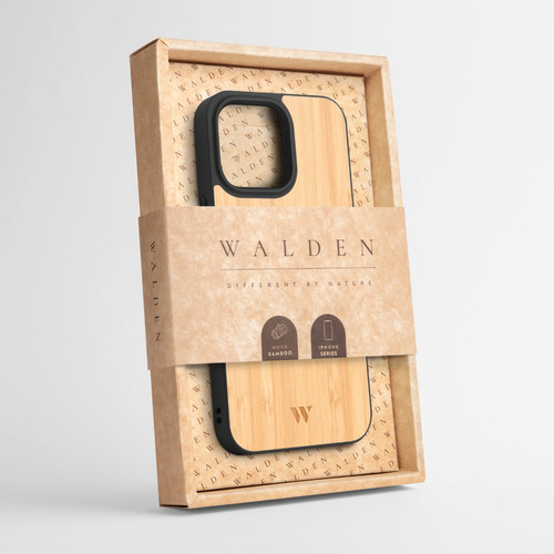 Funda Walden® Siena Madera iPhone 15 / Plus / 15 Pro / Max