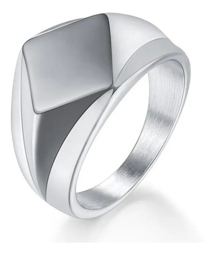 Anillo Elegante De Lujo Hombre Acero Inoxidable Acero Caen