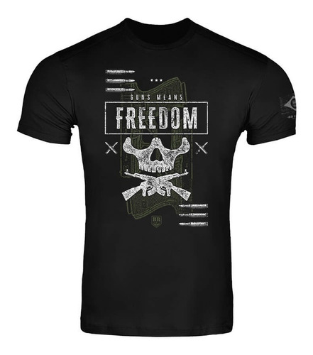 Camiseta Br Force Masculina T-shirt Concept Clube Tiro Preta