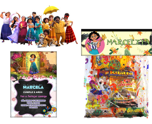 Kit Imprimible Encanto Disney 100% Editable 2x1 