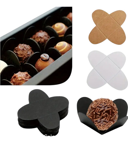 Bases Para Chocolates De Carton  100 Pzas X $ 65