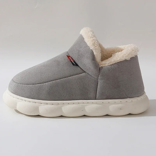 Zapatos De Algodón Para Interiores Con Forro Polar Cálido De
