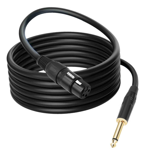 6.35 Mm Trs A Xlr Cable Cable Audio Audio Reducción De 10m