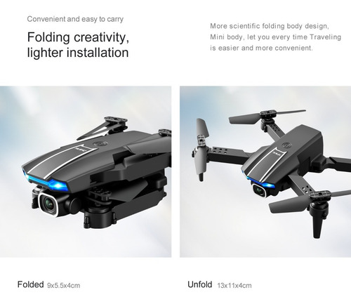 Imagem 3 de 8 de Drone Profissional Câmera 4k + 2 Baterias