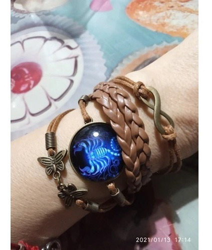 Pulseira Luminosa Signos Do Zodíaco - Astrologia - Horóscopo Cor Escorpião