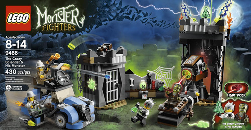 Lego Monster Fighters El Científico Loco Y Su Monstruo