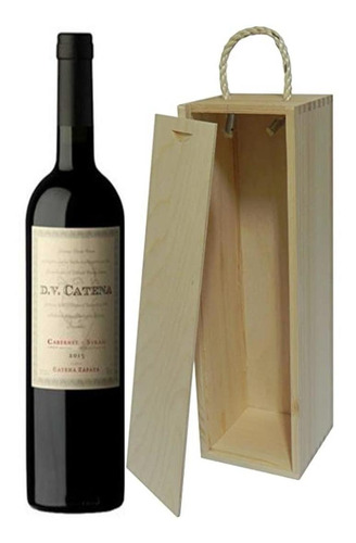 Estuche Madera Vino Dv Catena Cabernet Sauvignon Syrah