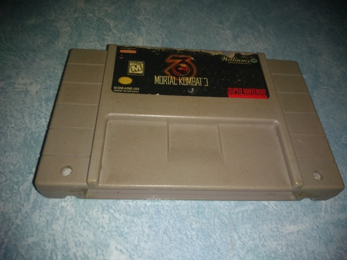 Super Nintendo Snes Video Juego Mortal Kombat 3 Original