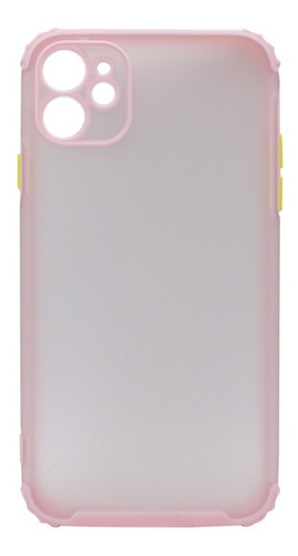 Carcasa Para iPhone 11 Tpu Reforzada Marca Cofolk Color Rosado