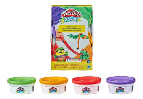 Play Doh Mundo De Texturas Elastix - Pack 4 Colores Animales