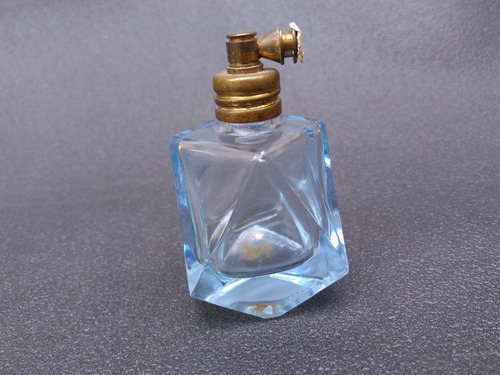 Gotica: Botella Perfume Facetado Azul Cj03p2 Pfmr0 Zox