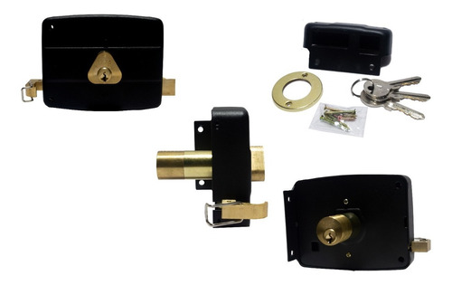 Cerradura Unity Lock Sobreponer Puerta Reja Hierro