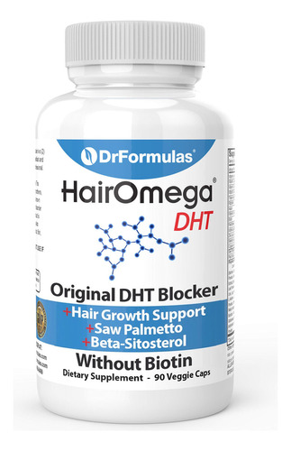 Drformulas Hairomega Dht Blocker Sitosterol Sin Biotina 90cp Sabor Sin Sabor