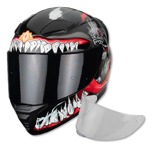 Casco Motociclista Integral Certificado Dot Ots Husky Moto