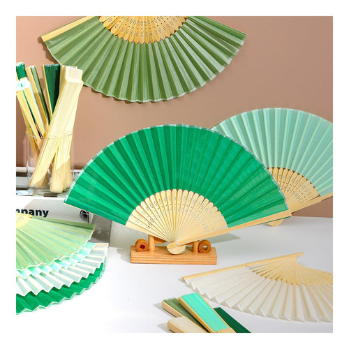 Bullu 40 Pcs Plegable Hand Fan In Plegable Seda Fan