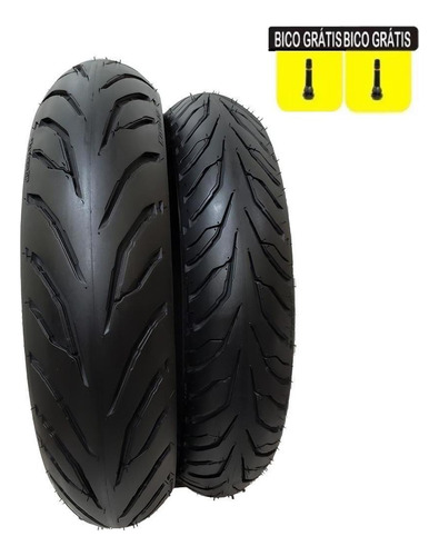 Par Pneu 140/70-17 E 110/70-17 Masked Cb300 Twister Fazer250