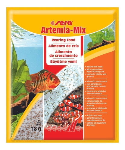 Sera Artemia Mix Para Peces Fauna Salud