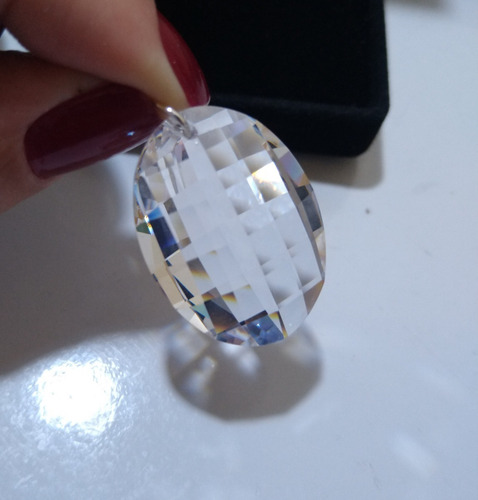 Imagem 3 de 3 de Pingente Matrix Cristal Swarovski Em Prata 925 - 3,2 Cm