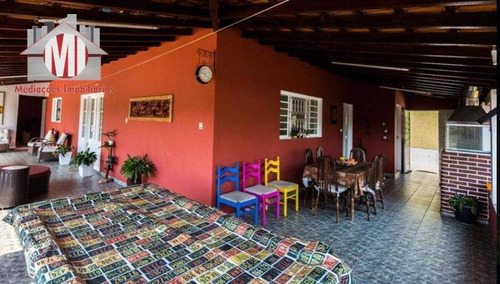 Imagem 14 de 15 de Chácara Maravilhosa, Com Escritura, 3 Dormitórios, Piscina, Pomar, Salão De Jogos, À Venda, 1100 M² Por R$ 750.000 - Zona Rural - Pinhalzinho/sp - Ch0822