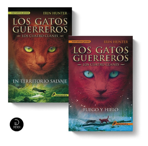 Los Gatos Guerreros  En Territorio Salvaje + Fuego Y Hielo