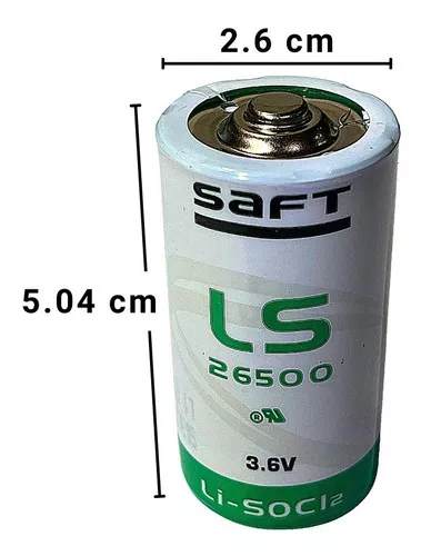 Pila litio industrial LS14500 AA 3.6V 2.6Ah