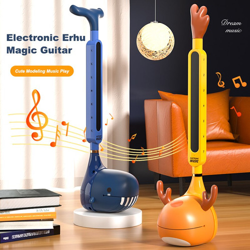 Guitarra Funny Toys Erhu Para Niño Y Niña, Musical Electróni