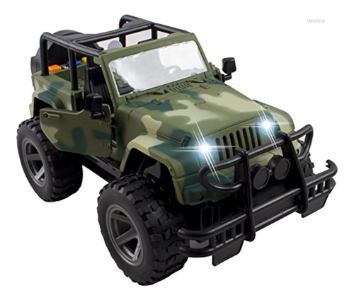 El Coche De Combate Militar Wolvol Off-road Con Luces Y Soni