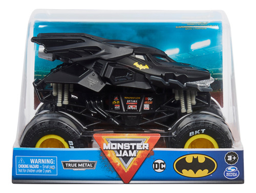 Monster Jam Batman Monster Truck Oficial  Retro Batmobil.