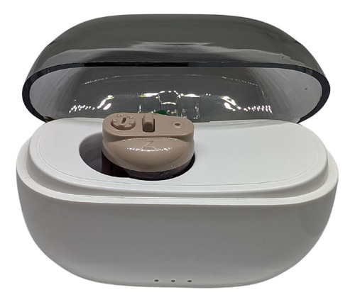 Auditivo Amplificador De Sonido Recargable Sordera Beige