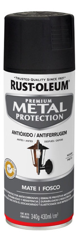 Spray Aerosol Metal Protection Mate Negro Rust Oleum