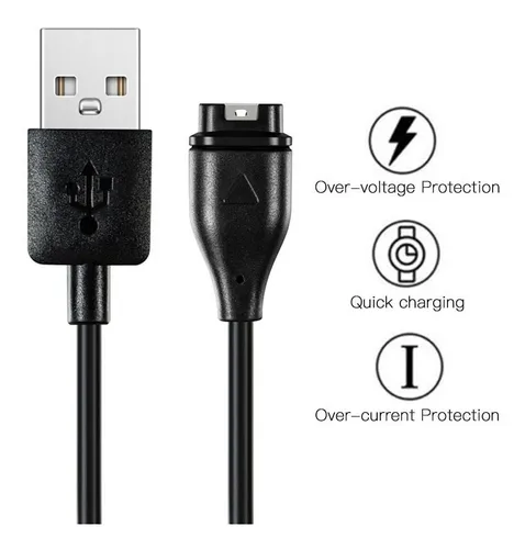 Cable Carga Datos Para Reloj Garmin Fenix Forerunner + Tapón