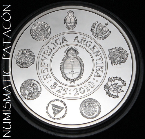 Moneda Plata Iberoamericana 8 - Certificado Y Estuche Proof