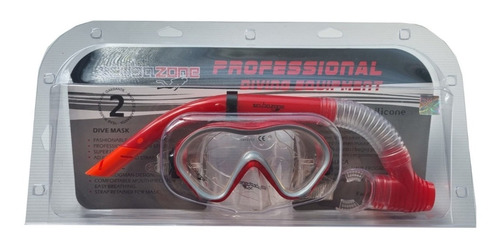 Imagen 1 de 2 de Set Mascara + Snorkel Zcuba Zone Deportifi