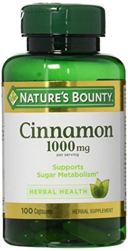 Canela Bounty De La Naturaleza 1000 Mg Cápsulas 100 Ea (pac