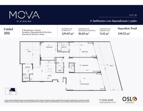 4 Ambientes 164m2 Con Dependencia En Belgrano