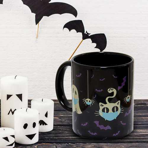 Taza Halloween Cubreboca