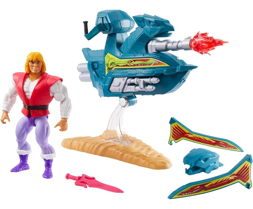 Masters Of The Universe Origins Jet Sled Con Príncipe Adam