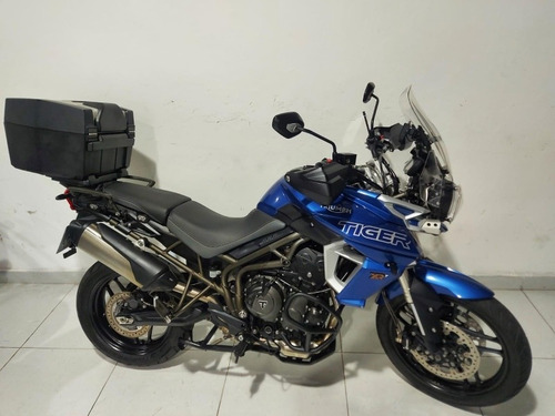 Imagem 4 de 11 de Triumph Tiger 800 Xrt Azul 2020