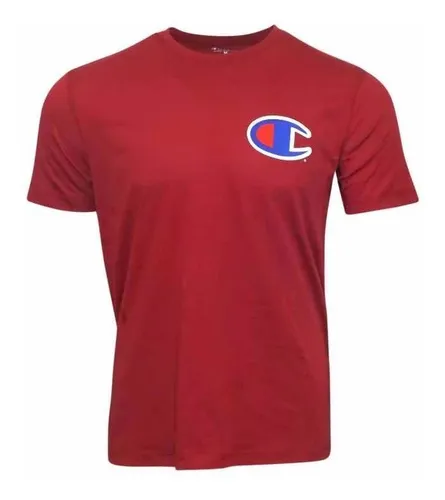 Playera Champion C Logo Original En Rojo