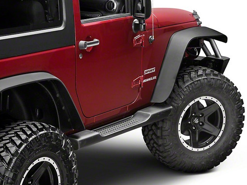 Estribos Planos Jeep Wrangler 2 Puertas