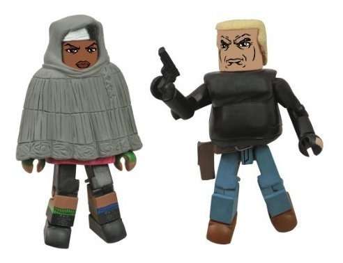 The Walking Dead Minimates: Series 4 Michonne Con Capucha Y 