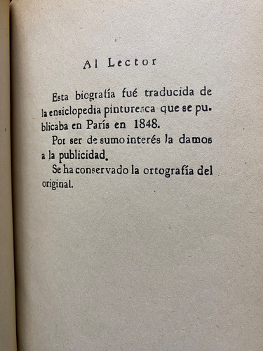 Datos Para La Biografía De Américo Vespucio. Usado (Usado)