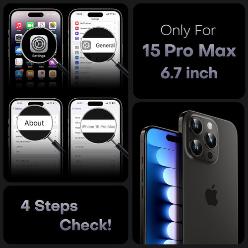 Chh Funda Tocol 3 En 1 Magnética For iPhone 15 Pro Max,...